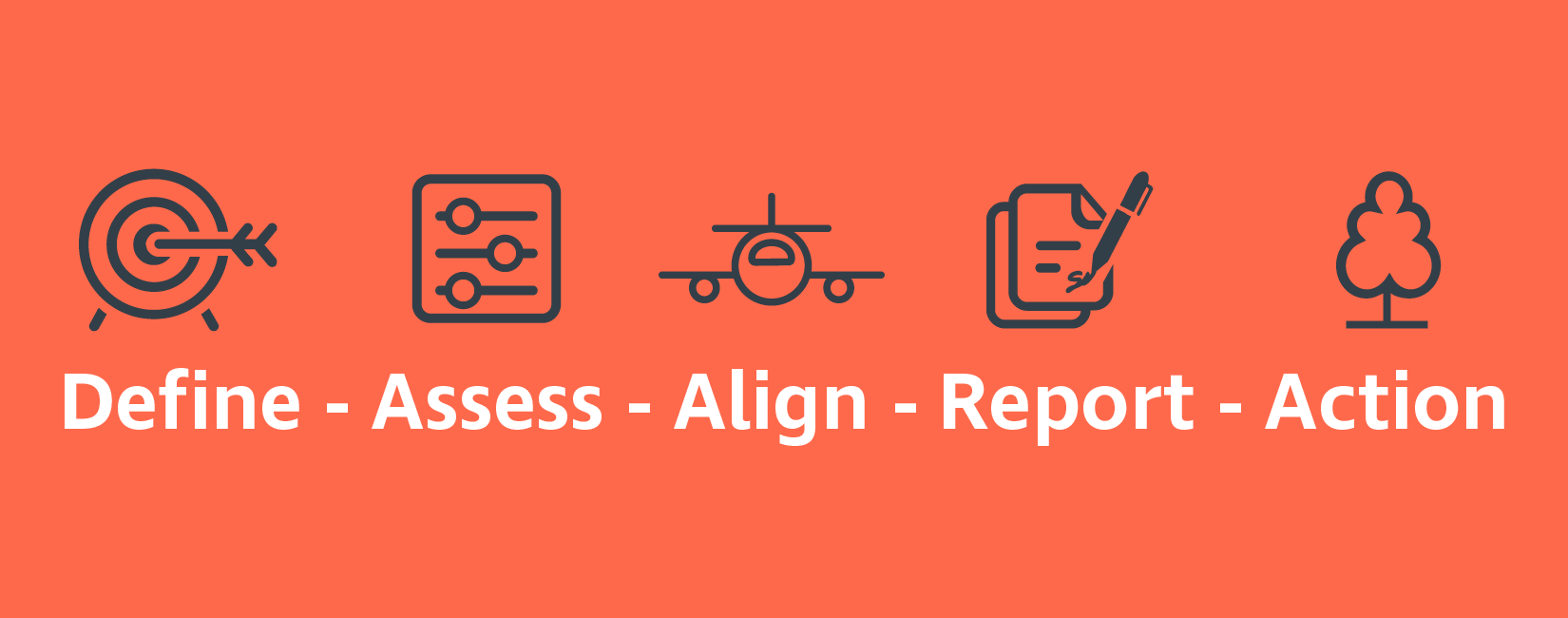 Define - Assess - Align - Report - Action
