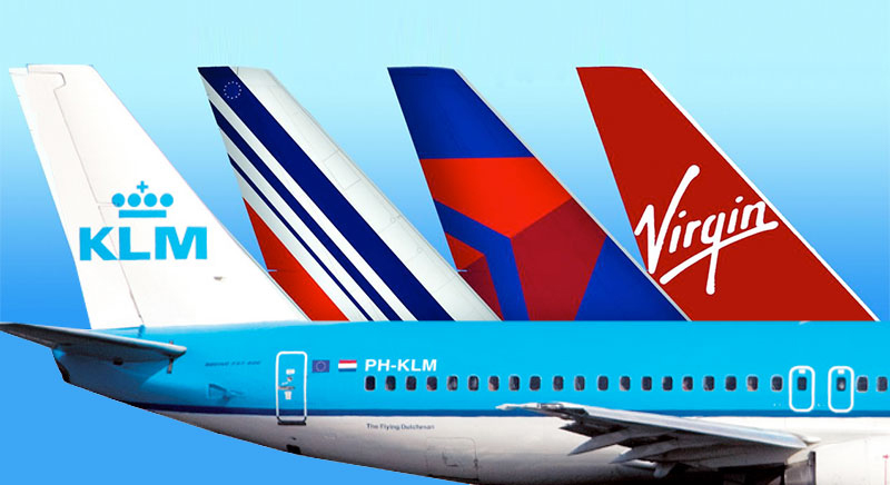 AF, KLM y Delta