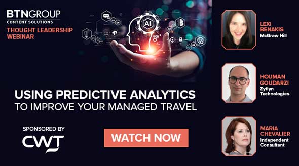 Webinar: Using predictive analytics to improve your managed travel
