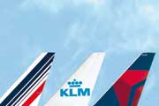 AFKLM - Plane tail fins