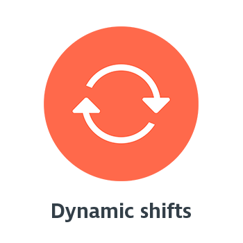 Dynamic shifts icon