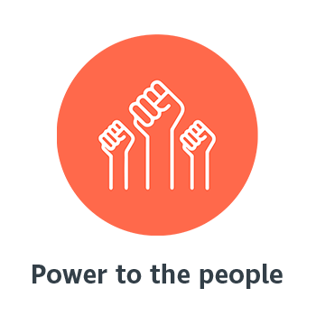 Power to the people icon