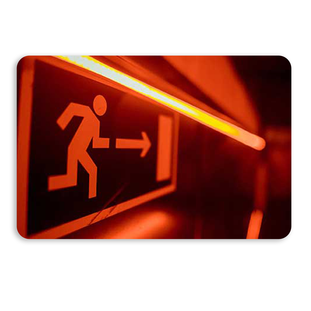 Exit row symbol