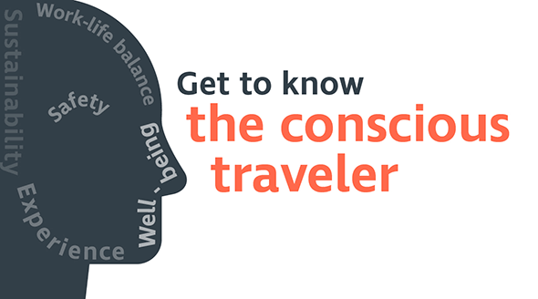 Text: get to know the conscious traveler