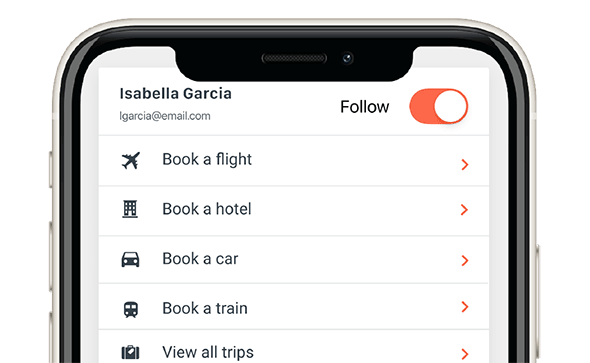 Train booking and car rental travel arranger capabilities