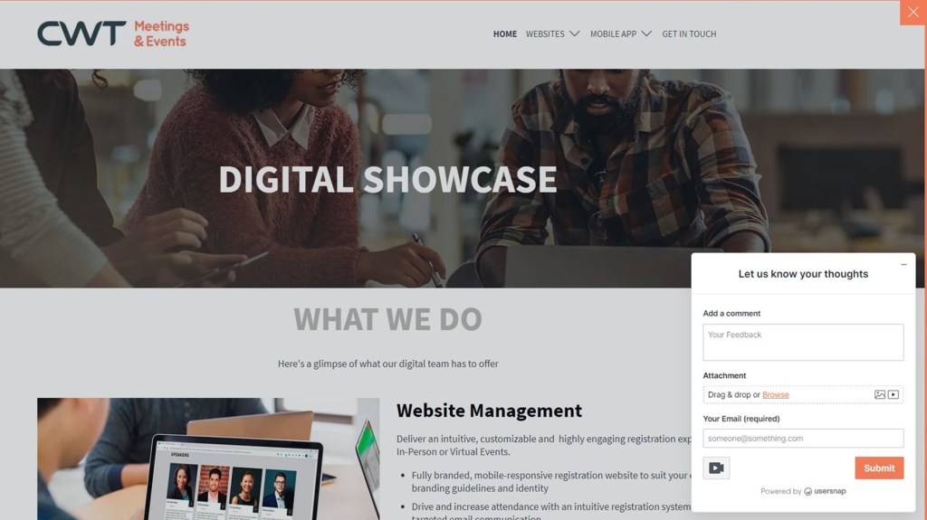 CWT M&E launches new website collaboration tool for event planners and chat support for attendees