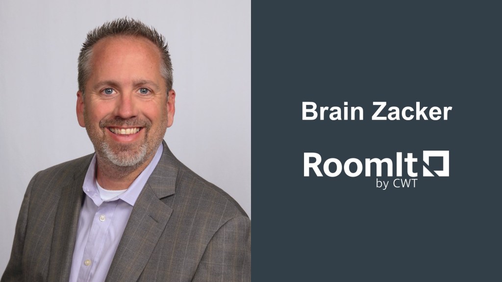 RoomIt by CWT appoints Brian Zacker Vice President of Global Sales