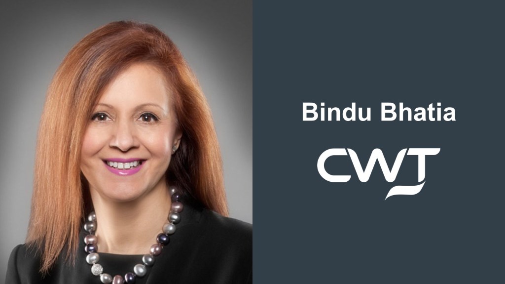 CWT Names Bindu Bhatia as new Managing Director, Asia Pacific