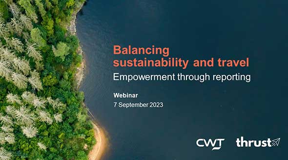 Balancing sustainability and travel: Empowerment through reporting