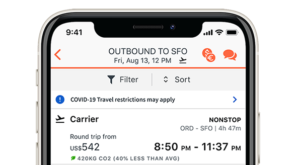 Carbon footprint indicator Air
