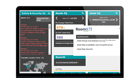 Roomit reporting dashboard